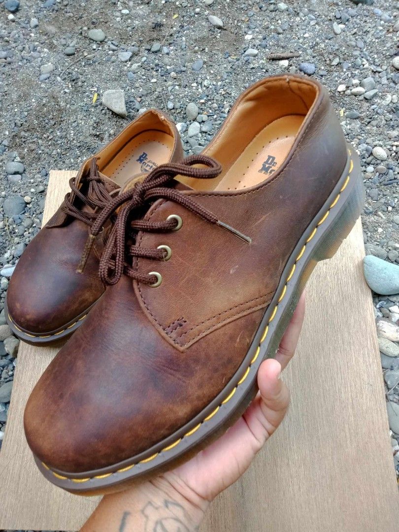 1461 crazy horse leather oxford shoes clearance