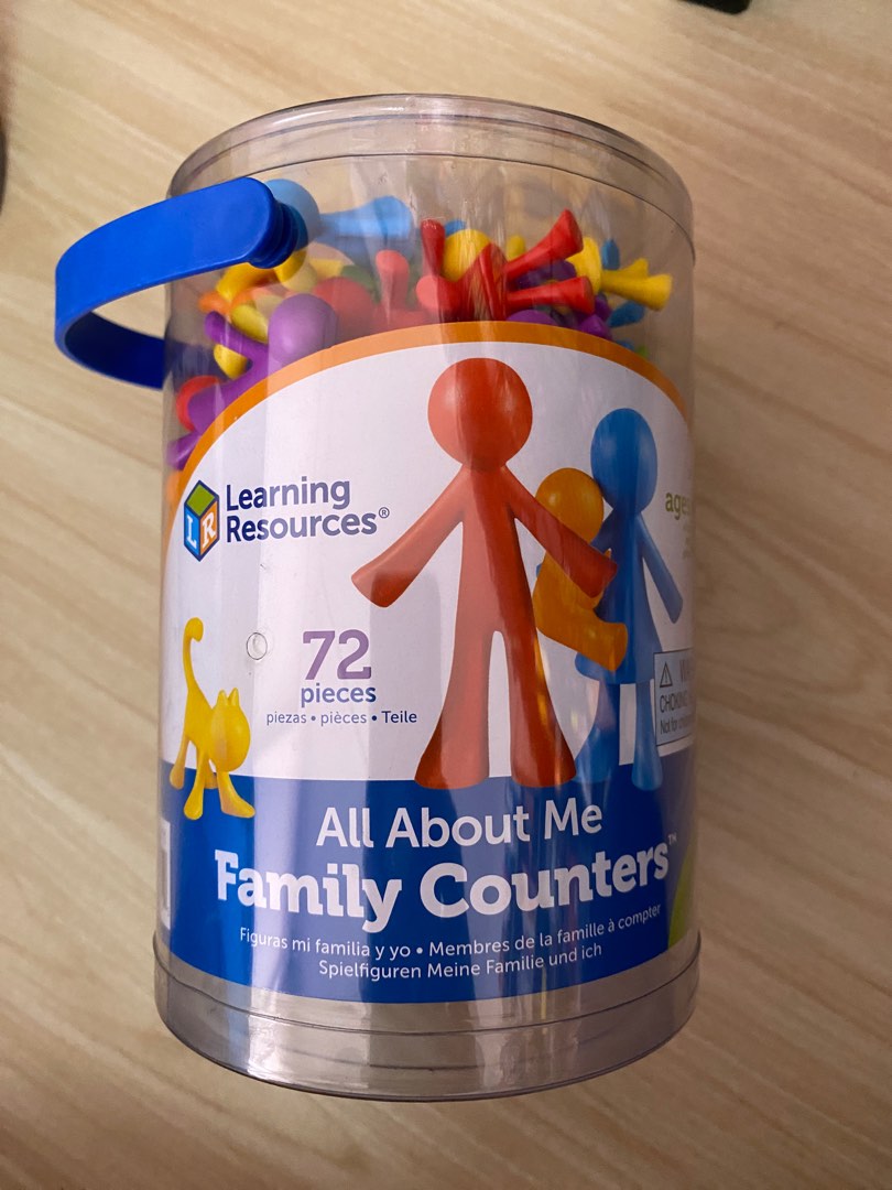 Educational Toy Learning Resources Family Counters, Hobbies & Toys