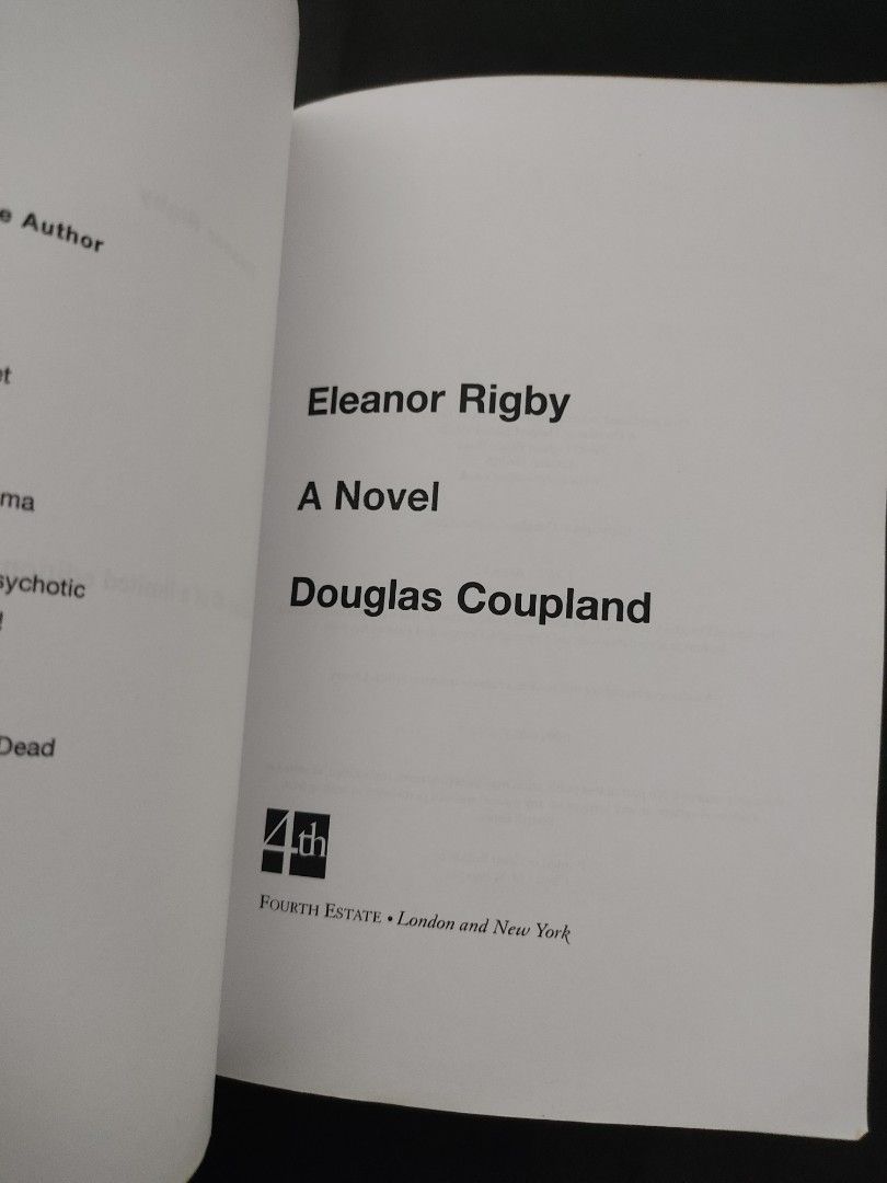Eleanor Rigby by Douglas Coupland on Carousell