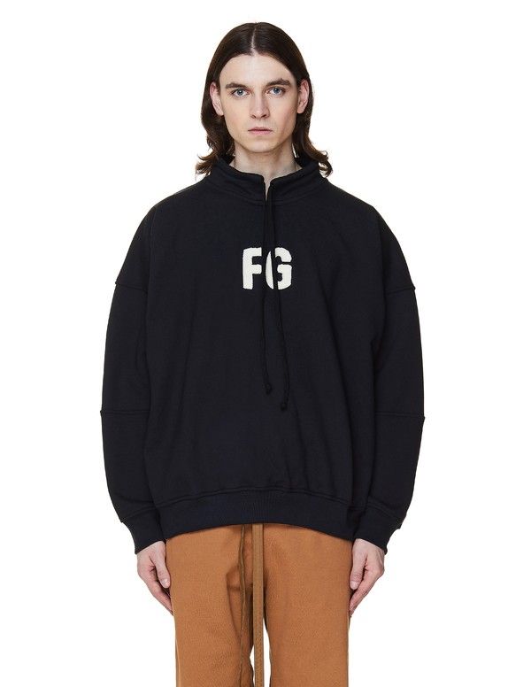 Fear of God 6th Collection Mock Neck Sweatshirt, Men's Fashion 