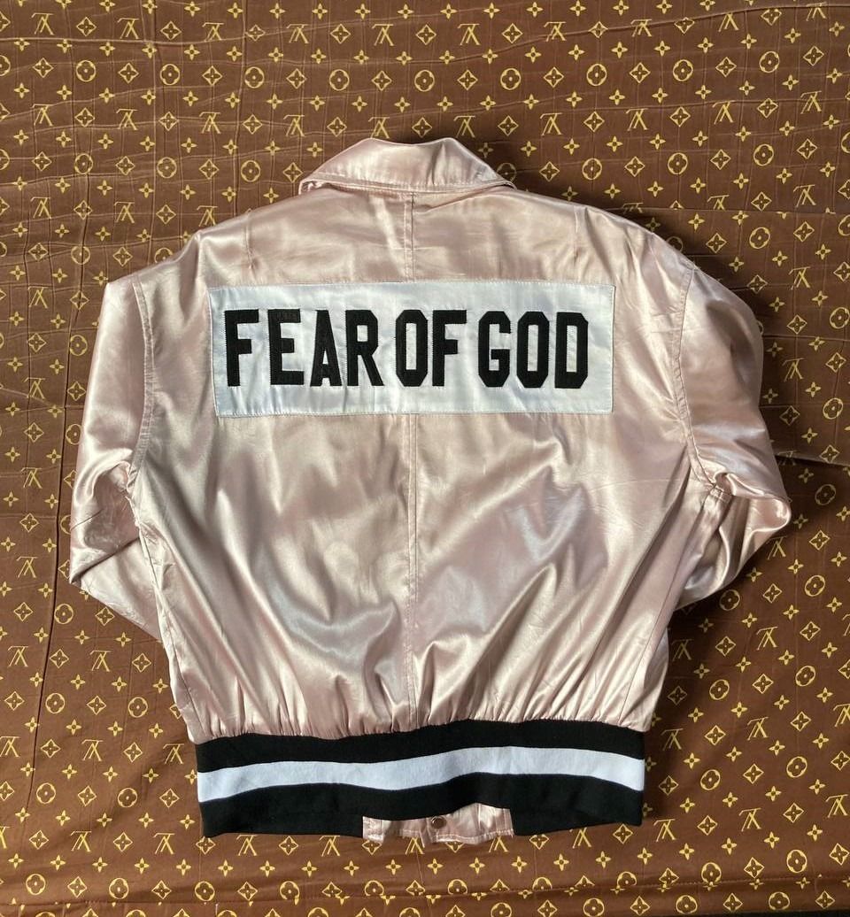 Fear of god cheap letterman jacket