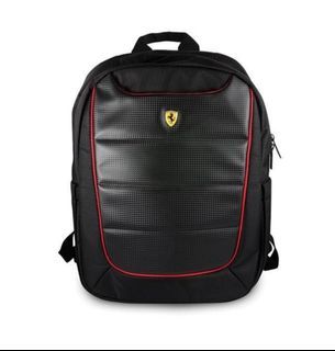 School Bag FERRARI Scuderia  15" Laptop Backpack Black Men & Women