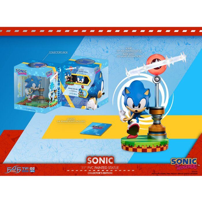 FIRST 4 FIGURES Sonic The Hedgehog: Sonic (Collector's Edition) Size ...