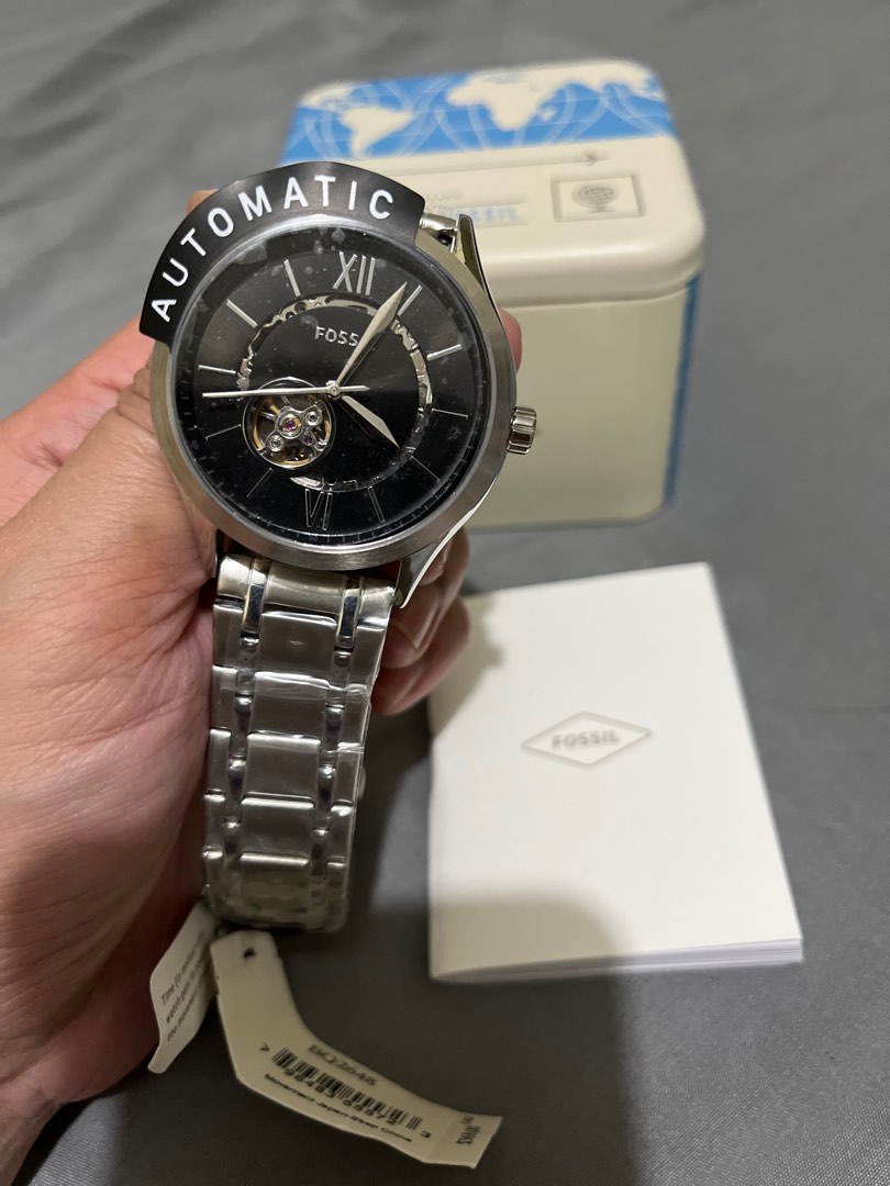 Fossil Automatic Watch Silver on Carousell