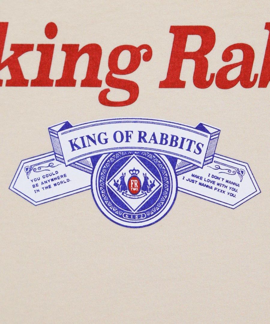 FR2 KING OF RABBITS PIGMENT TEE, Men's Fashion, Tops & Sets, Tshirts ...