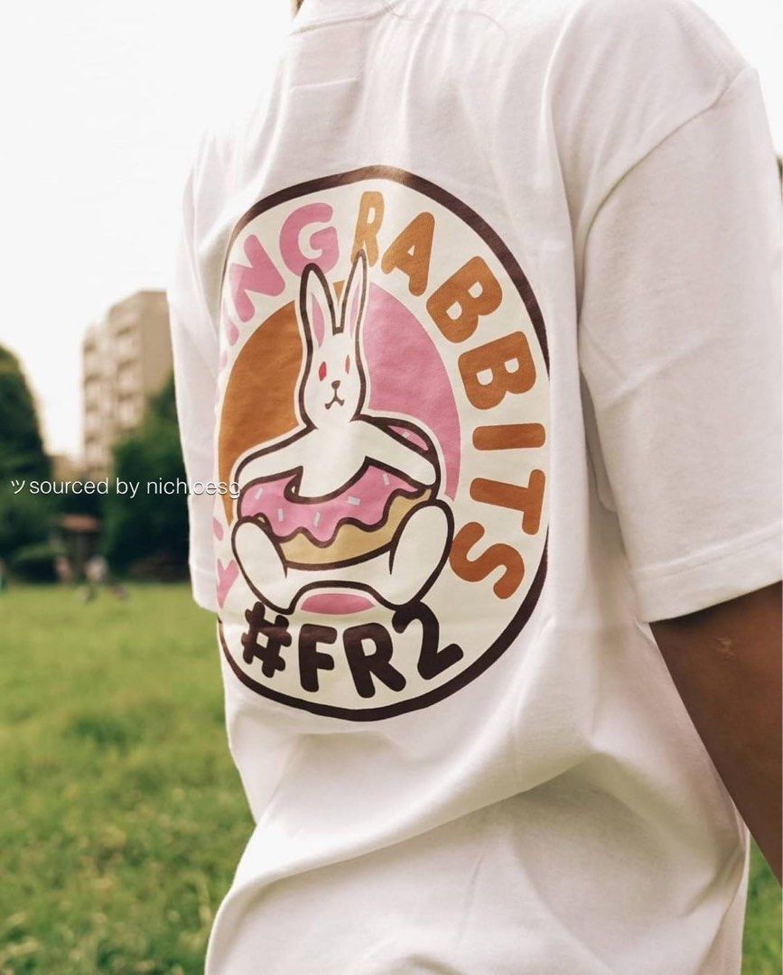 【即完売品 再販ナシ】FR2 Rabbit Donut T-shirt 白