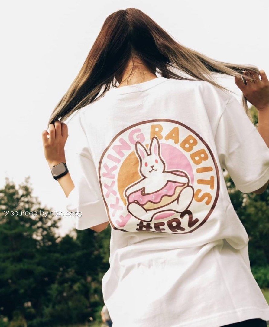 FR2 RABBIT DONUT TEE, Men's Fashion, Tops & Sets, Tshirts & Polo Shirts ...