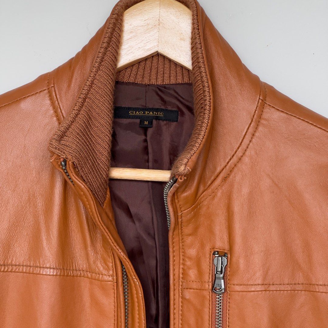 Pure leather coat sale