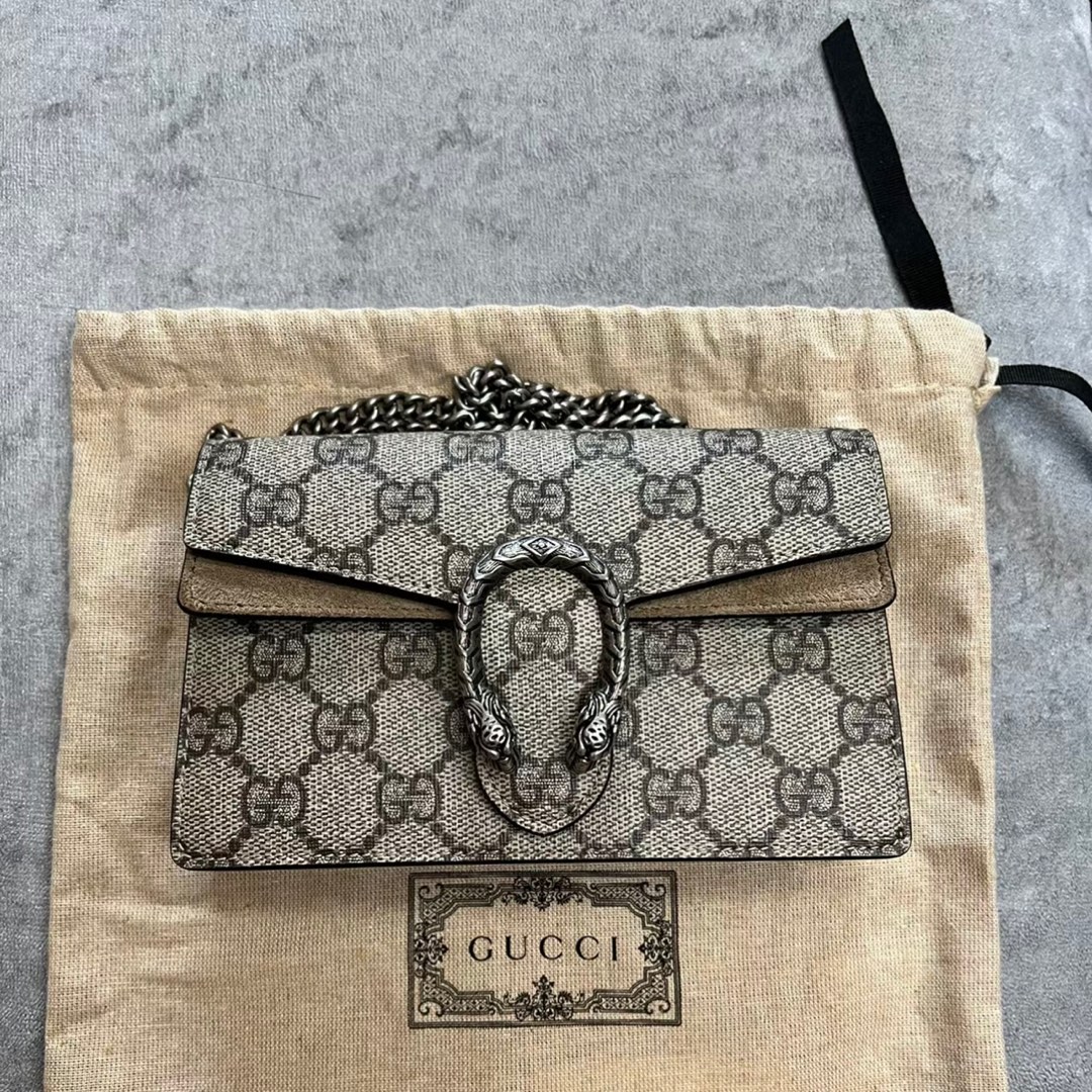 100% AUTHENTIC GUCCI WALLET WITH LEATHER DETAILS AND - Depop