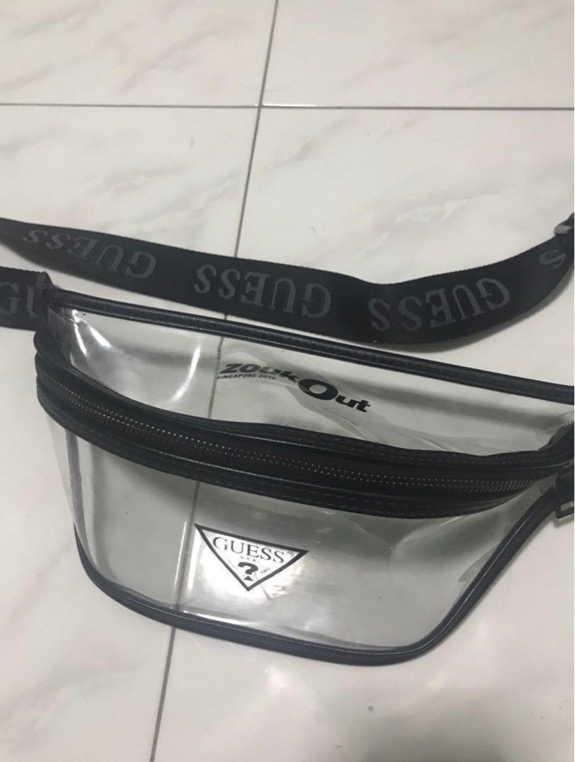 Guess clear fanny pack discount