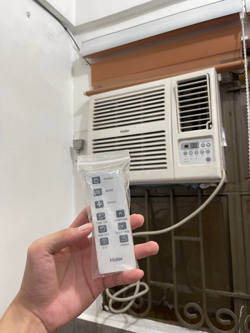 Haier aircon 1hp, TV & Home Appliances, Air Conditioning and Heating on