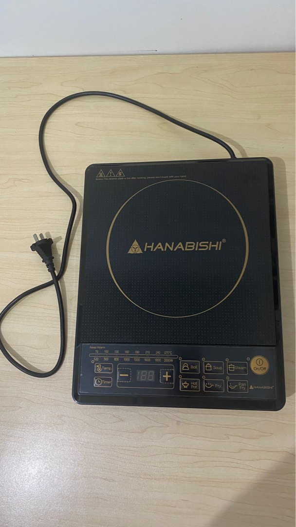 Hanabishi Induction Cooker, TV & Home Appliances, Kitchen Appliances
