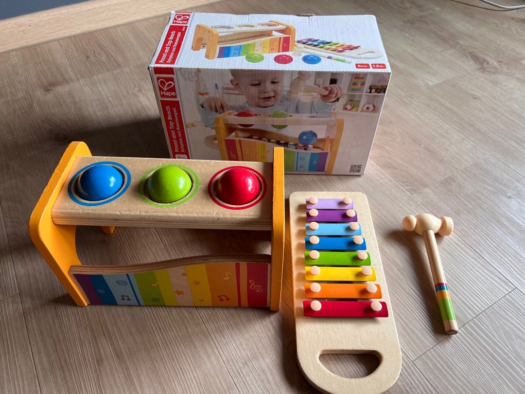 Hape wooden pound and tap bench shop