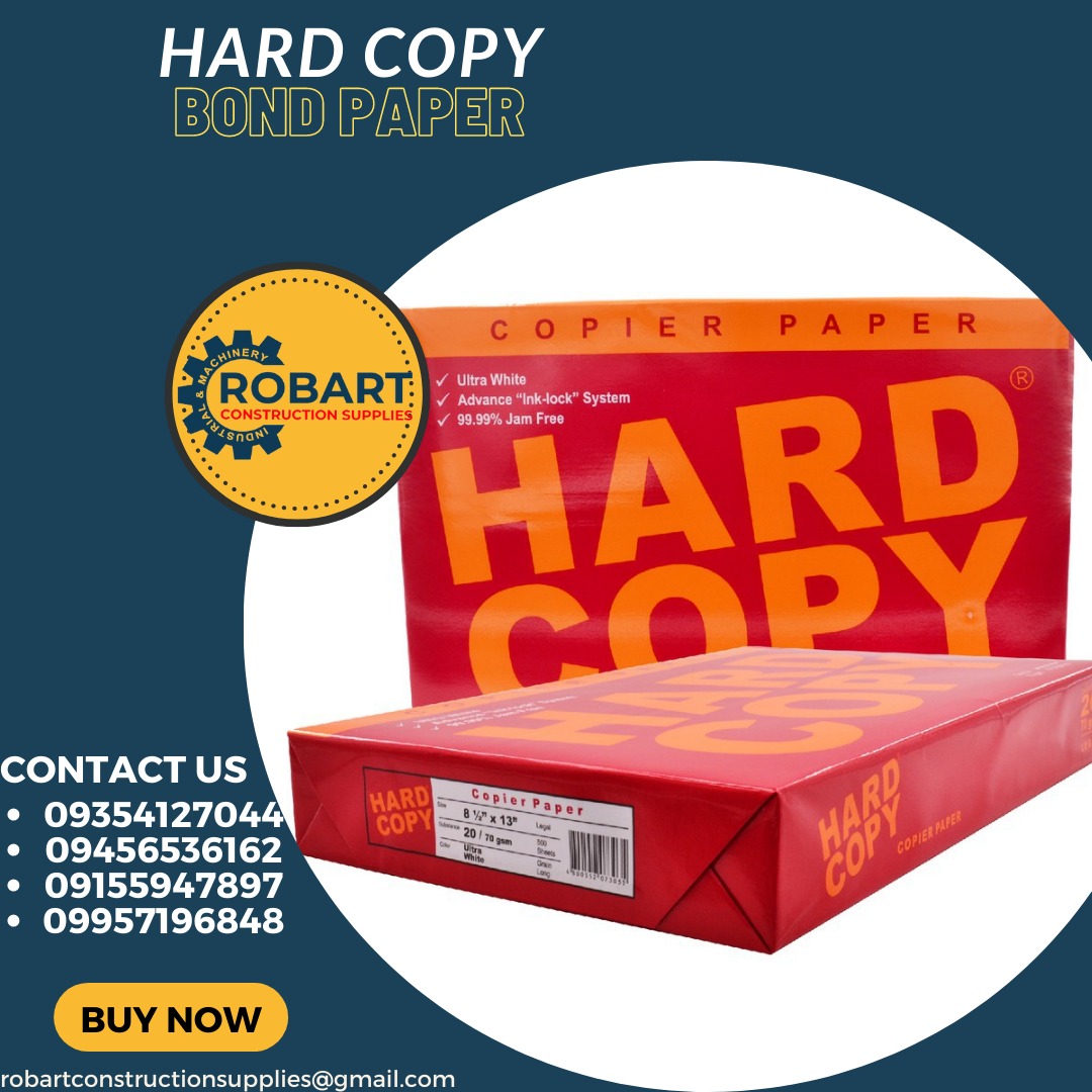 HARD COPY BOND PAPER SUB20 70 GSM, Hobbies & Toys, Stationary & Craft