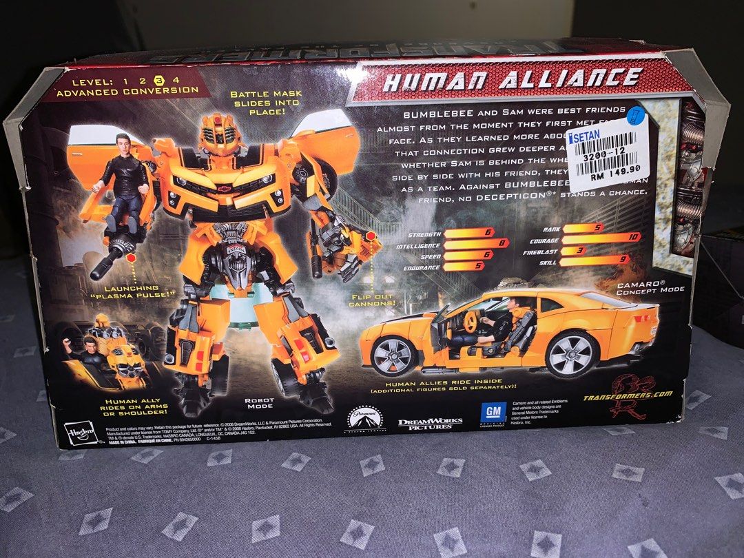 Hasbro Transformers Revenge of The Fallen Human Alliance Bumblebee