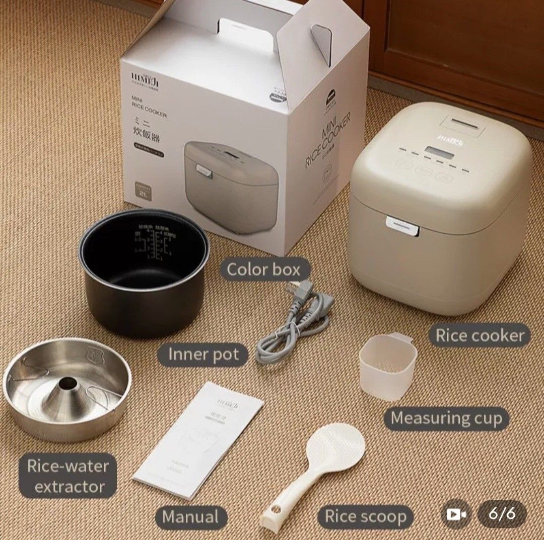 HIMEJI low sugar/low GI rice cooker, TV & Home Appliances, Kitchen