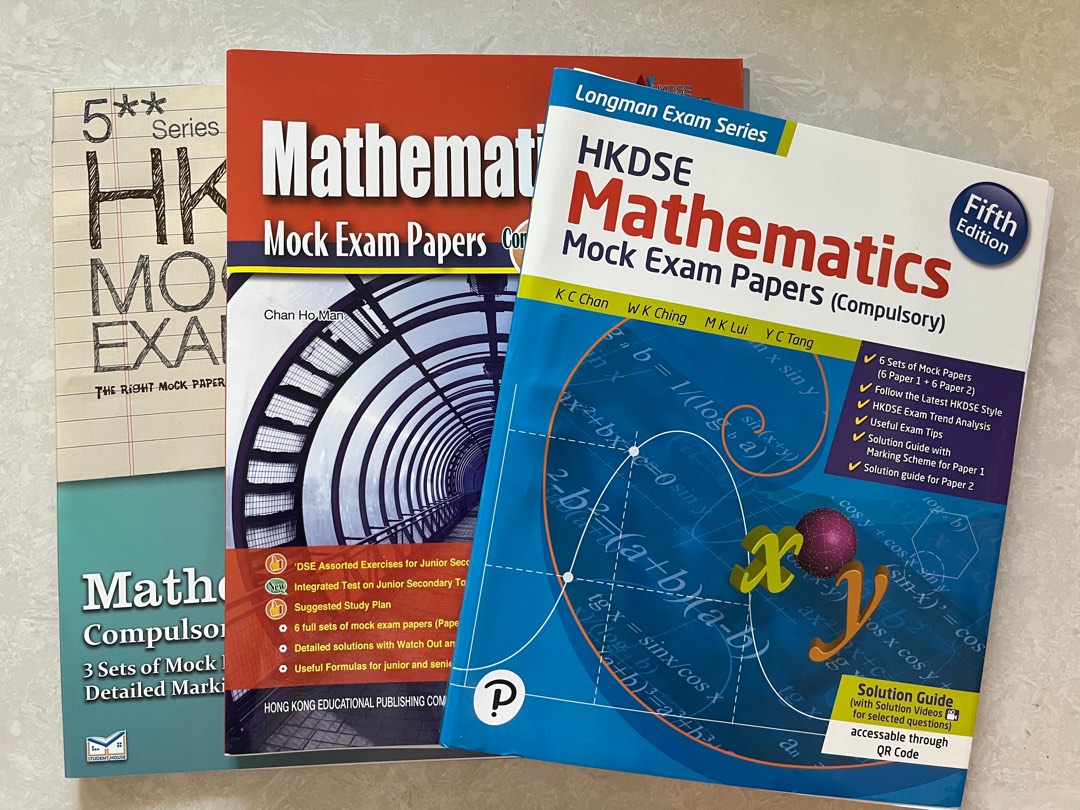 [HKDSE Maths] Maths Compulsory Part Mocks, 預購 Carousell