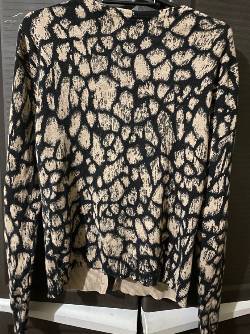 H&m leopard print cardigan top