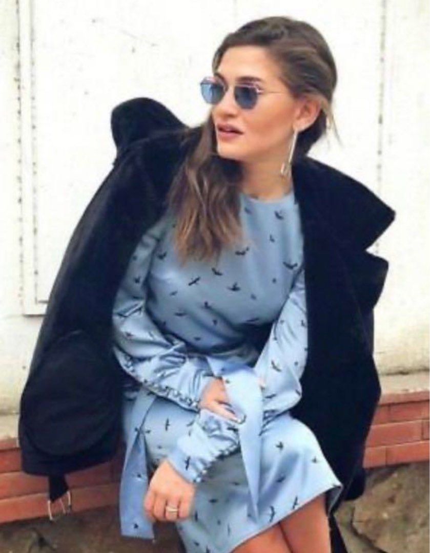 H&m bird print dress 2025