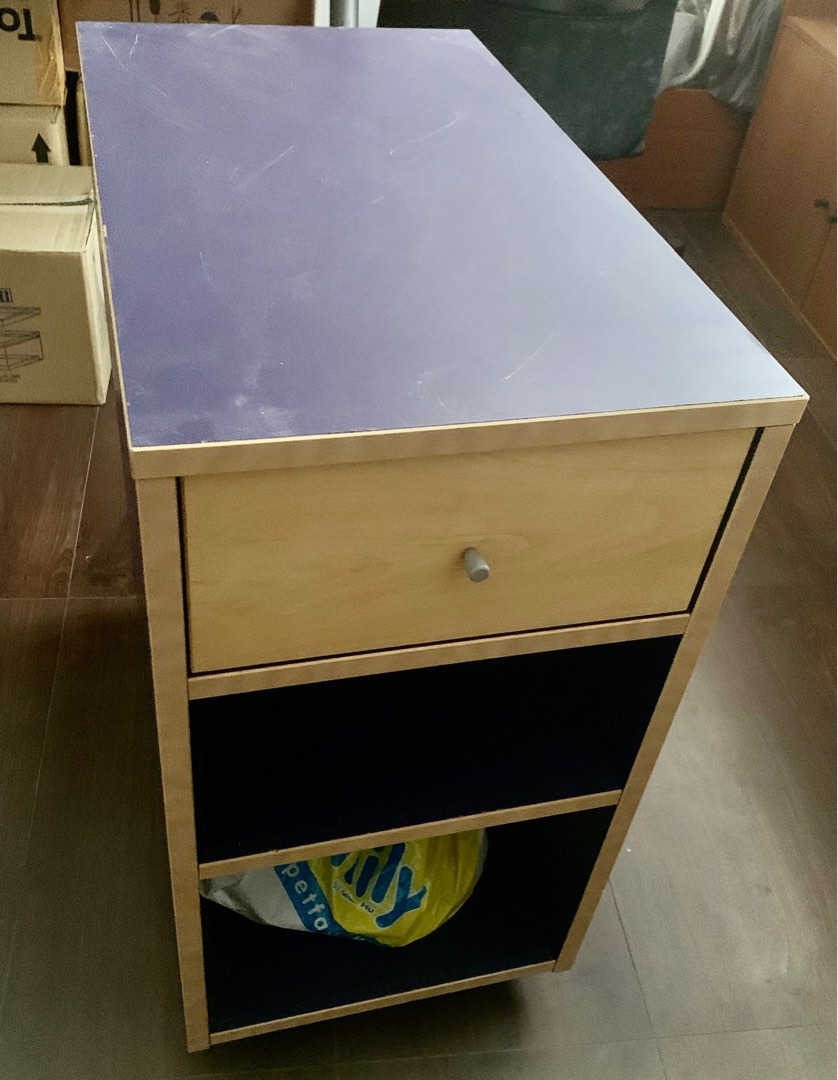 IKEA with rollers, Furniture & Home Living, Furniture, Shelves