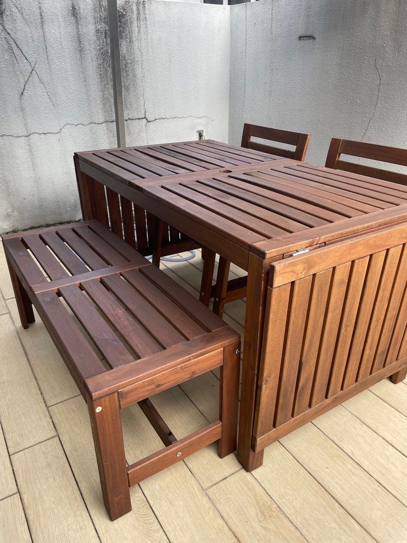 Ikea Applaro outdoor dining set Furniture Home Living Outdoor