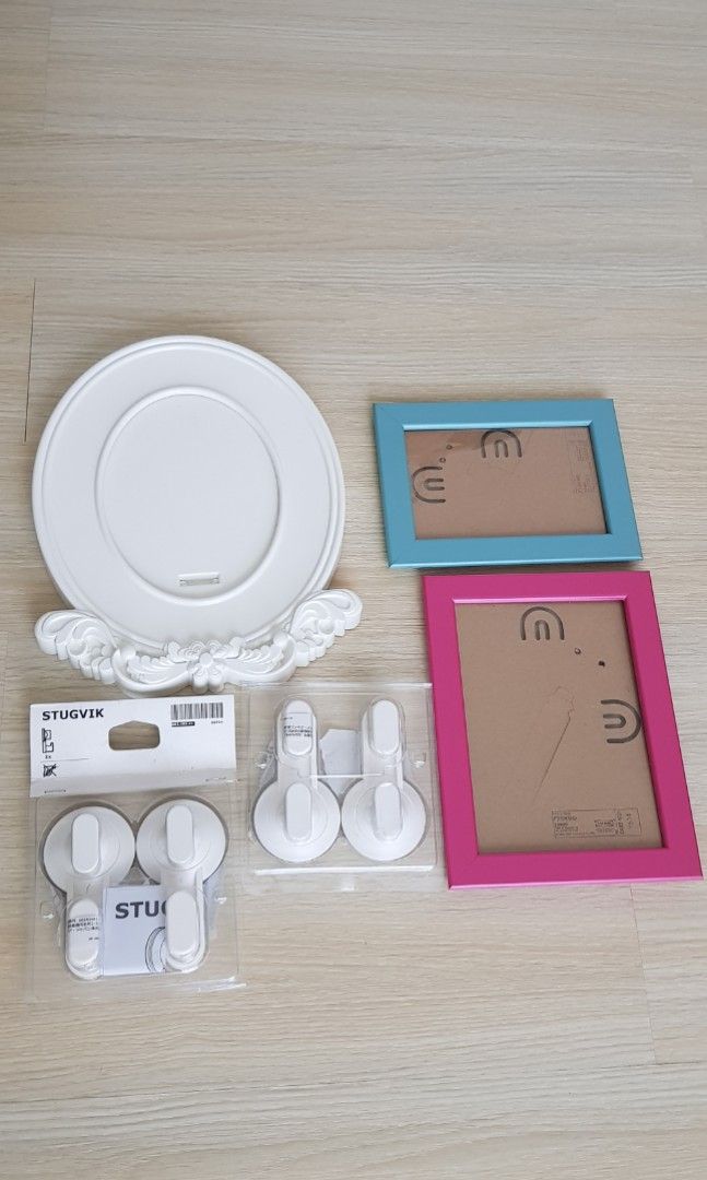 IKEA PICTURE FRAMES and HOOKS, Furniture & Home Living, Home Decor