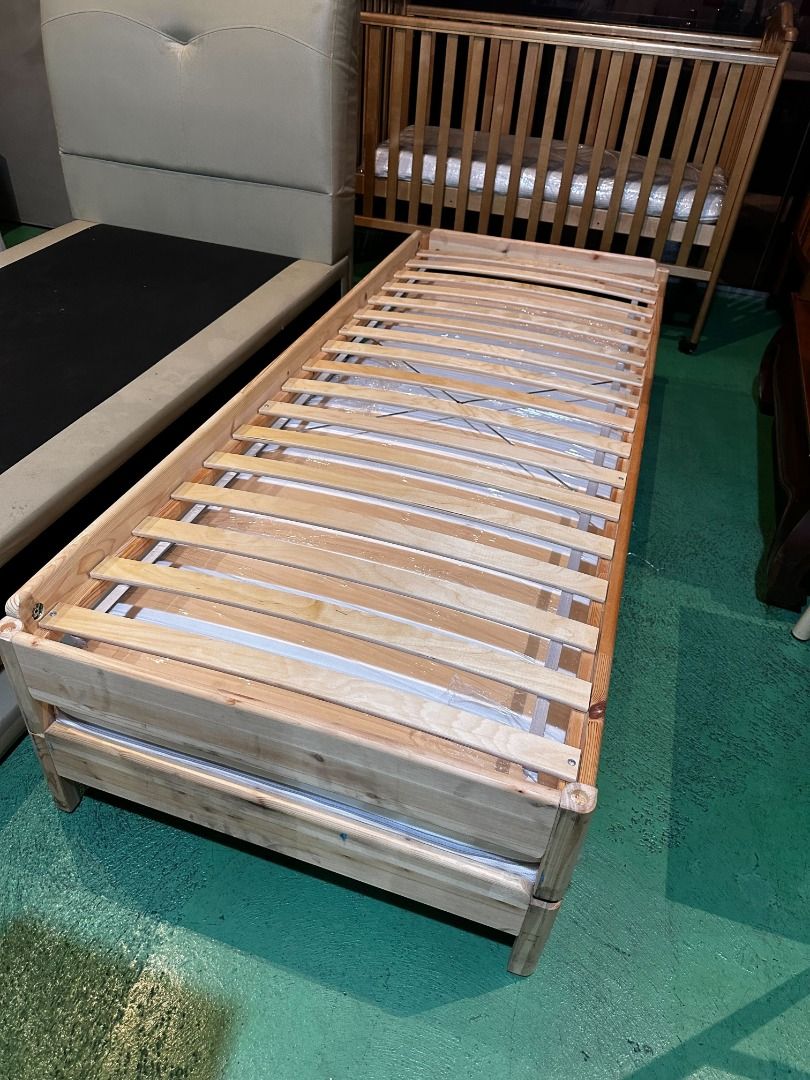 Ikea Stackable Bed with 1 Mattress Only, Furniture & Home Living
