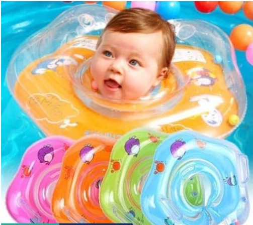 Intime Brand Baby Neck Float Baby Swim Necking Star Swimming Pool Accessories