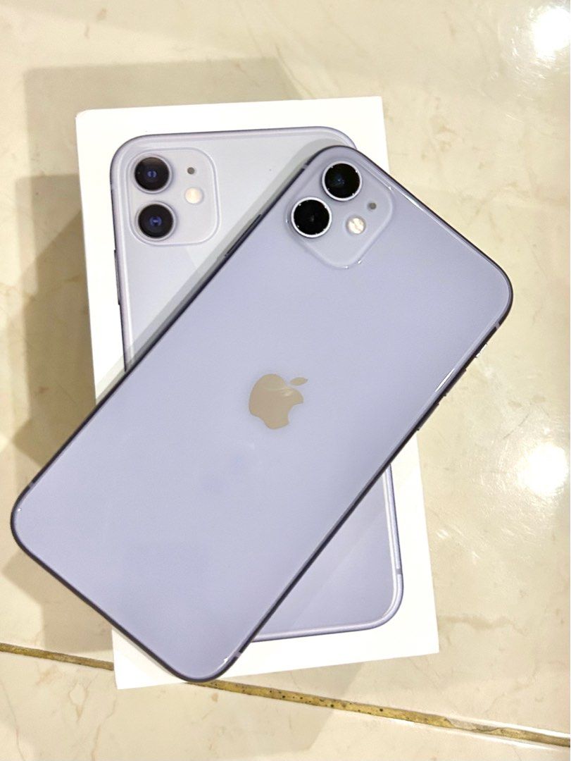 (RESERVED) iPhone 11 Purple 128GB, Mobile Phones & Gadgets, Mobile ...