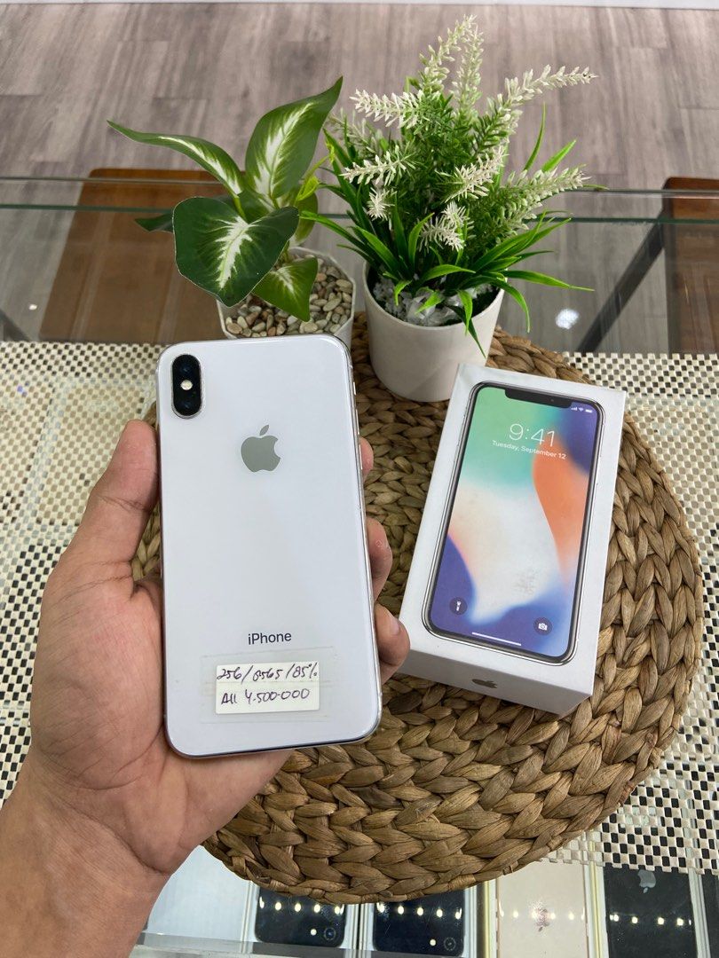 Iphone x 256gb all provider terdaftar beacukai, garansi imei seumur hidup