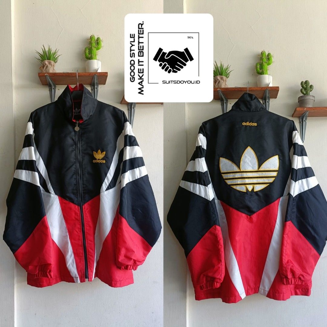 Foto jaket parasut adidas online