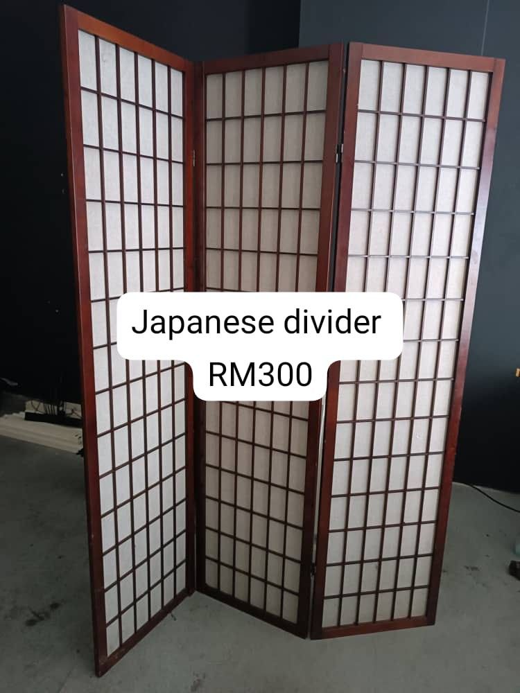Japanese Style Divider, Furniture & Home Living, Home Decor, Curtains