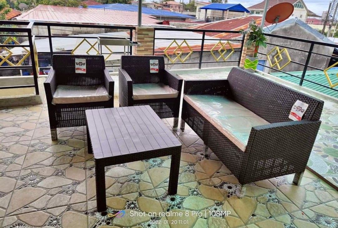 Jolly Rattan Sala Set on Carousell