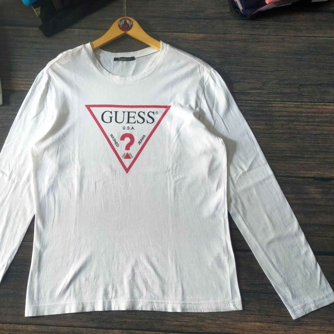 Long Sleeve Guess Big Logo