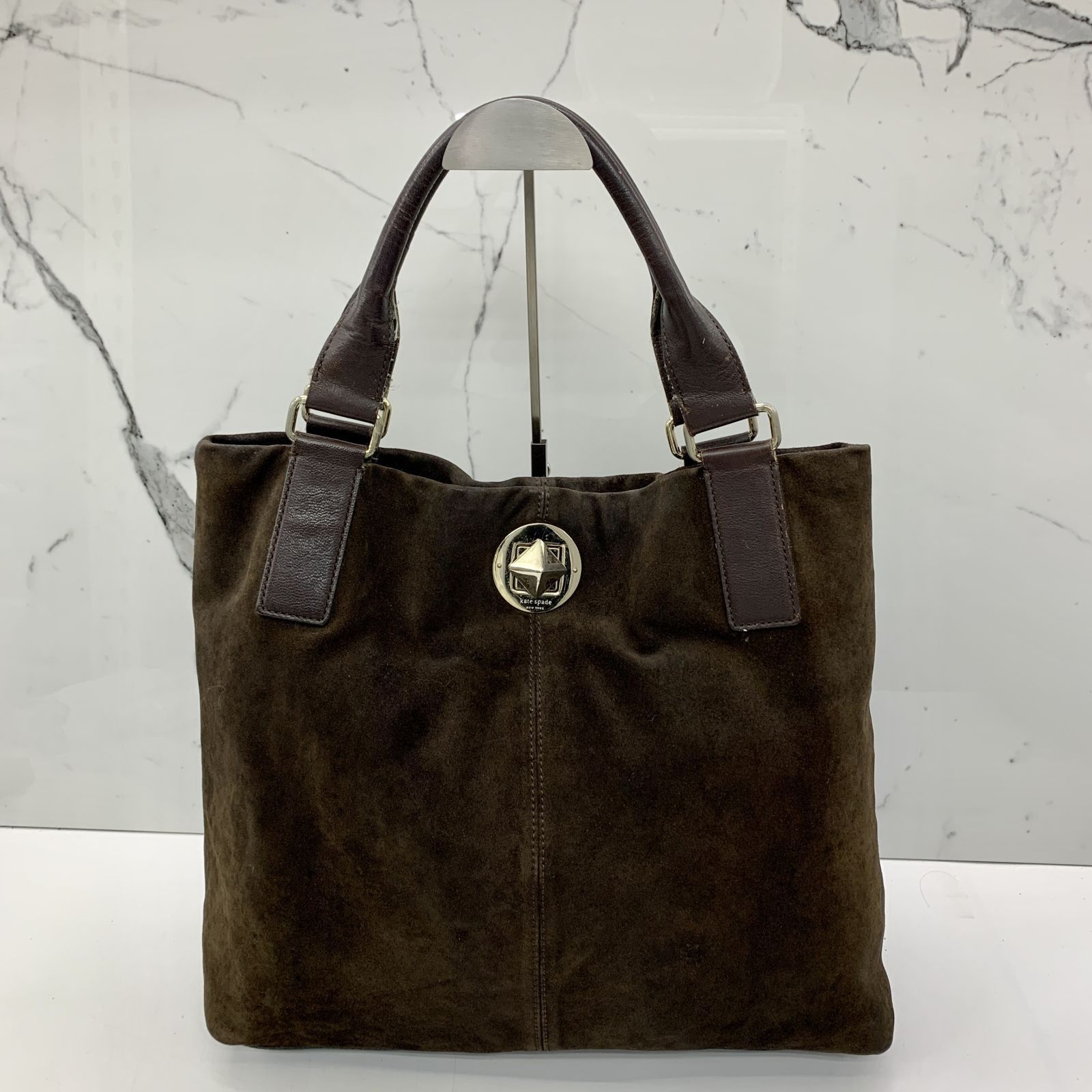 kate spade brown suede purse