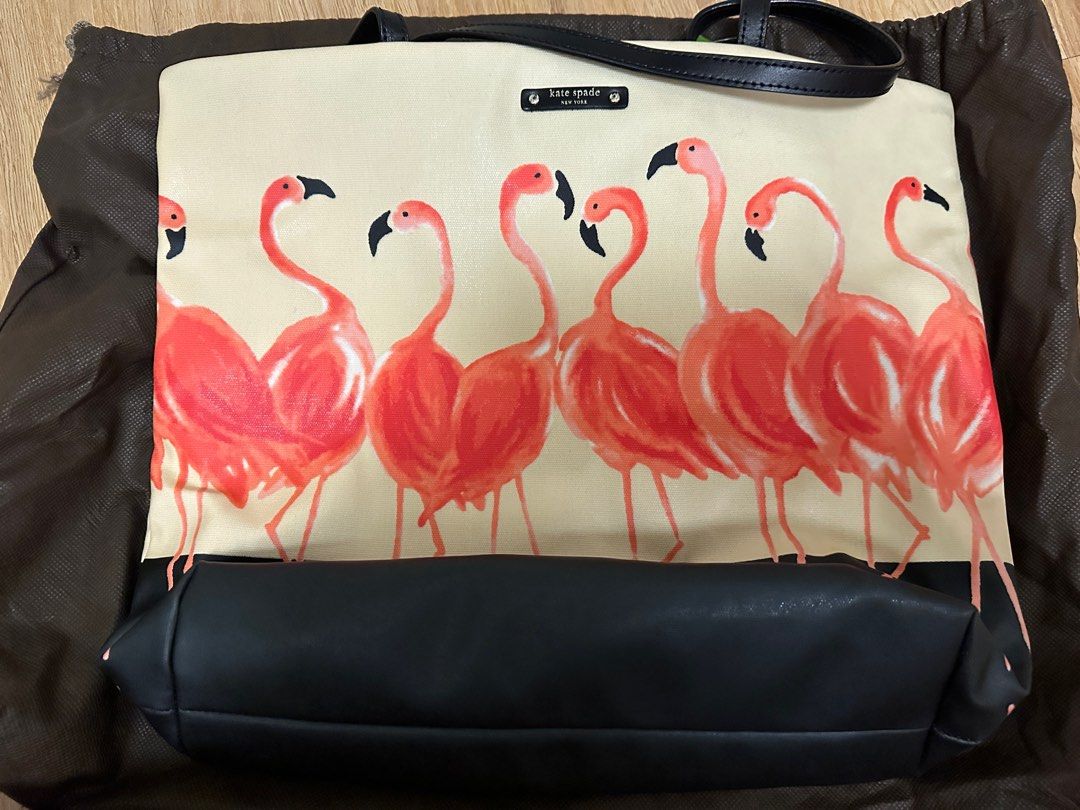 Kate spade flamingo hotsell tote
