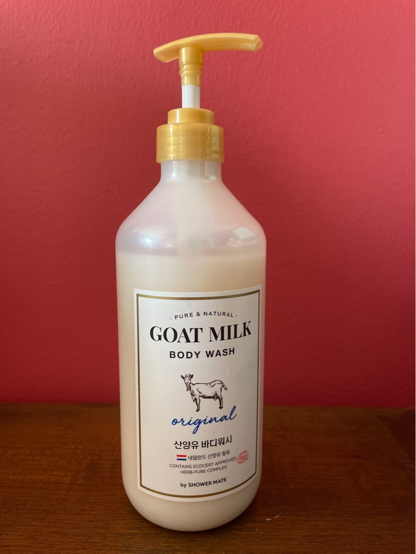 Korea Shower Mate Goat Milk Body Wash 800g Original / With Manuka