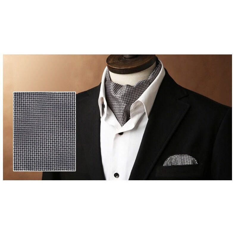 Korean men s suit silk scarf shirt collar scarf retro business scarf thin small SB0205
