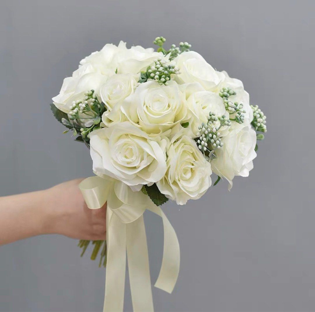 Korean Wedding Flower Bouquet, Hobbies & Toys, Stationery & Craft