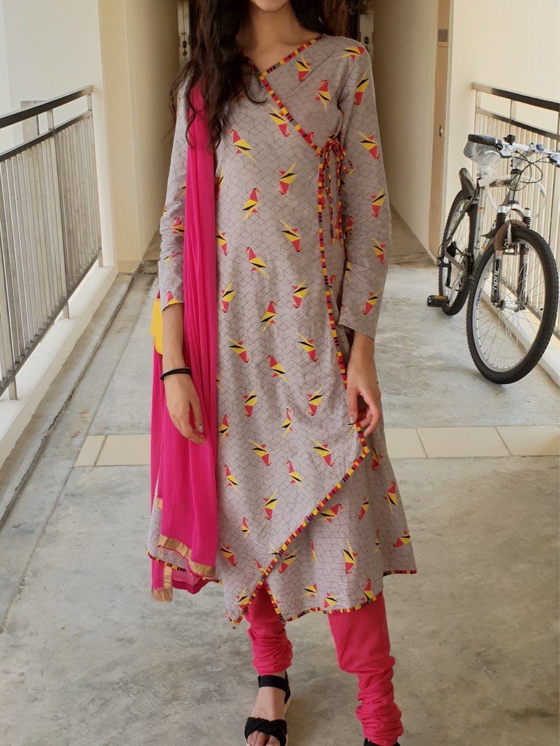 Kurti indian dress indian top wrap kurti top punjabi suit top diwali deepavali
