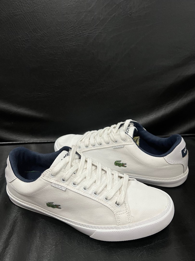 Lacoste White Shoes - 23 cm on Carousell