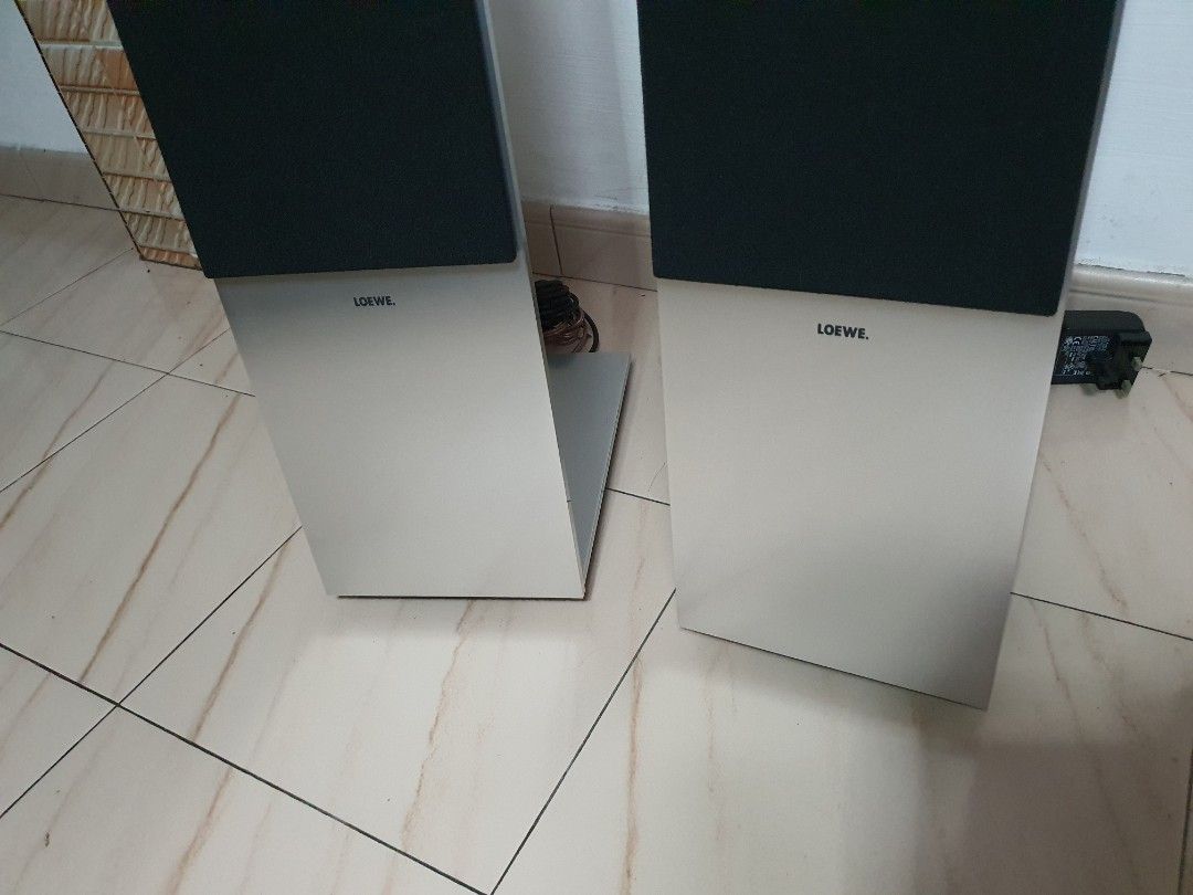 Loewe electrostatic speakers top