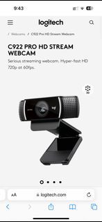 Logitech c922