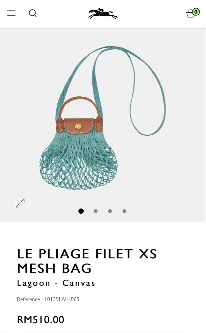 Le Pliage Filet XS Mesh bag Lagoon - Canvas (10139HVHP65)