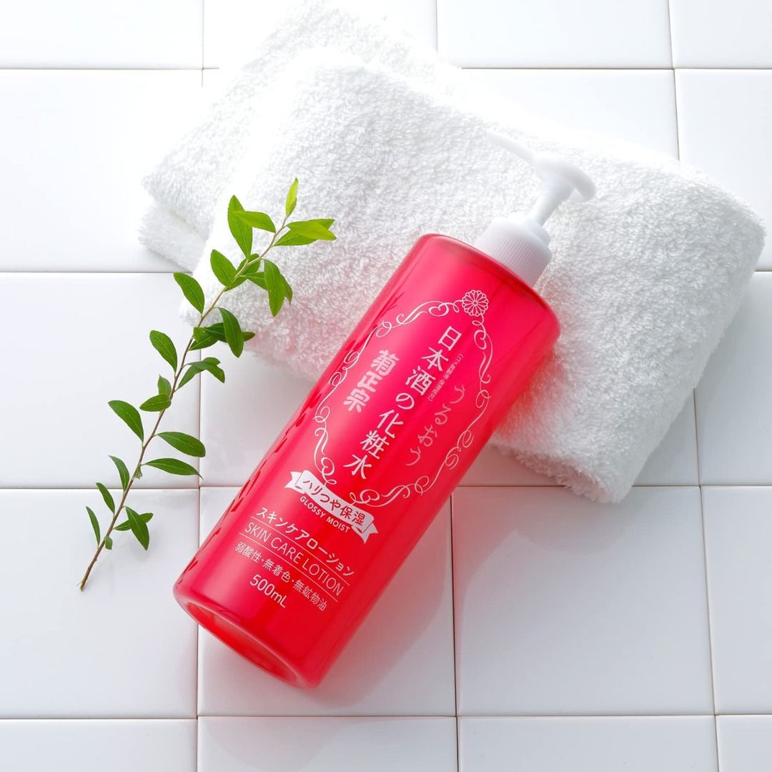 Lotion made from Japanese Sake (KikuMasamune), 500ml, moisturizing