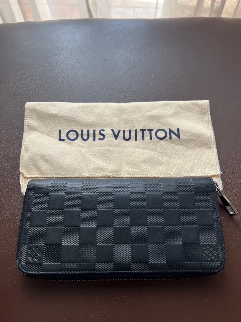 Louis Vuitton Black Damier Infini Leather Zippy Vertical Wallet 863454 –  Bagriculture