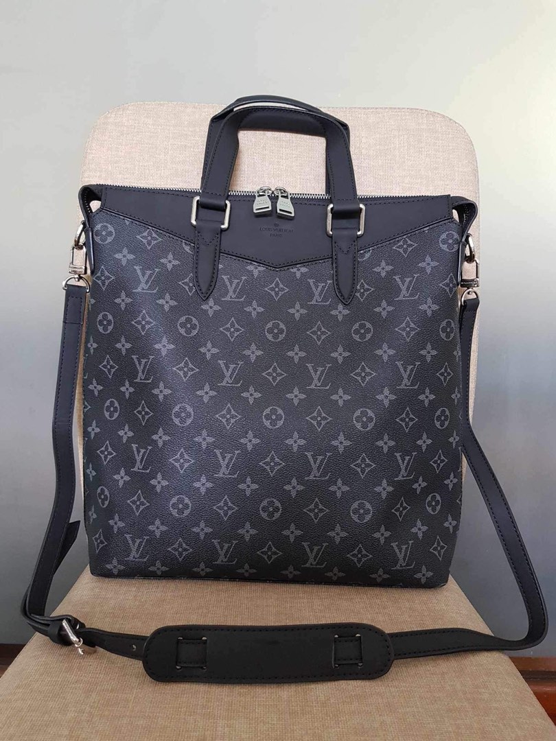 Louis Vuitton 2019 pre-owned Monogram Eclipse Explorer handbag - ShopStyle  Satchels & Top Handle Bags