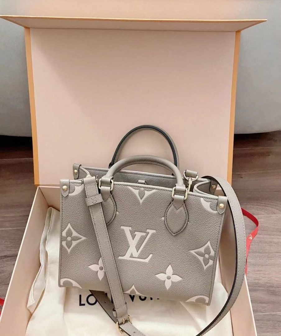 Louis vuitton grey handbag discount