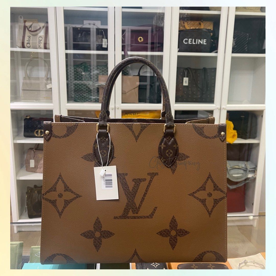 Authentic Louis Vuitton OTG GM in Reverse Monogram, Luxury, Bags & Wallets  on Carousell