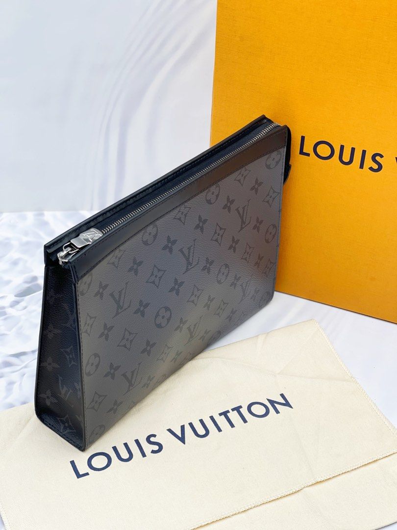 M63039 Louis Vuitton 2018 Men Pochette Voyage MM-Monogram Other Canvas